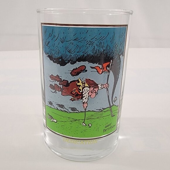 Vintage 1982 Arby’s Collectors Drinking Glasses – DEDICATION & LUCK OUT– Set of - Picture 3 of 14